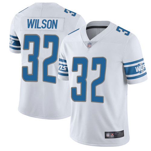 Detroit Lions Limited White Men Tavon Wilson Road Jersey NFL Football #32 Vapor Untouchable